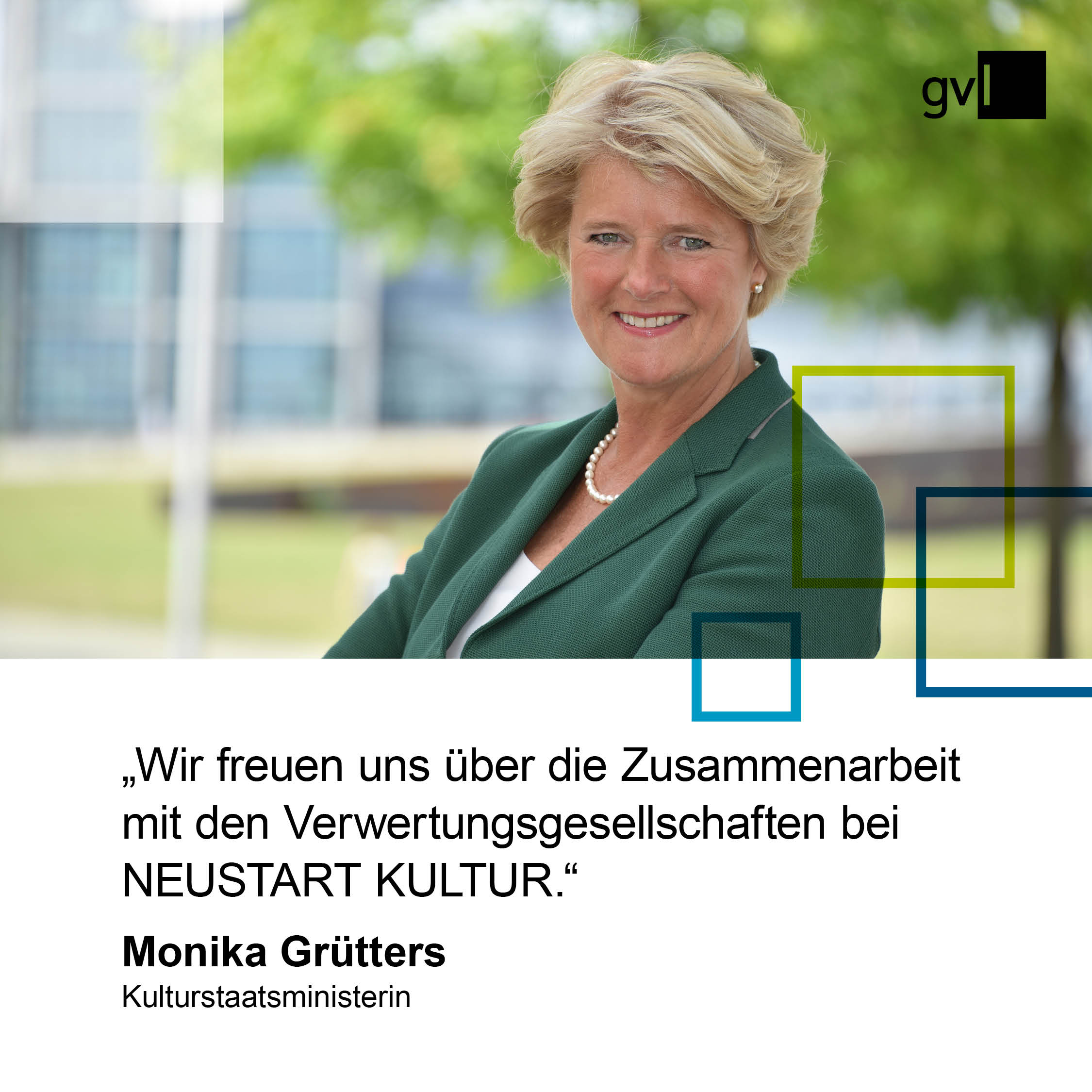 Zitattafel mit Kulturstaatsministerin Monika Grütters
