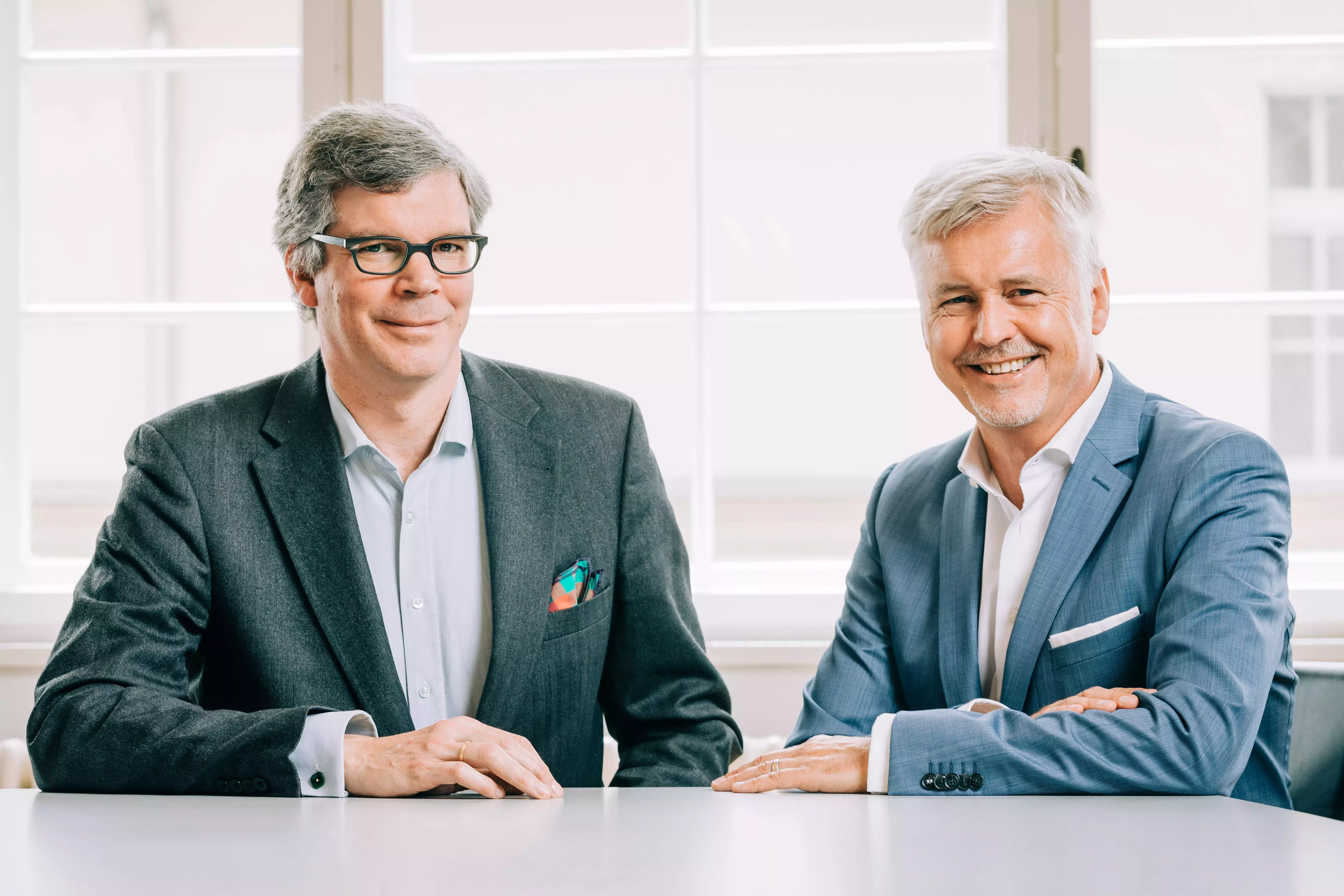 Dr. Tilo Gerlach und Guido Evers, Geschäftsführer der GVL Dr. Tilo Gerlach und Guido Evers, Geschäftsführer der GVL