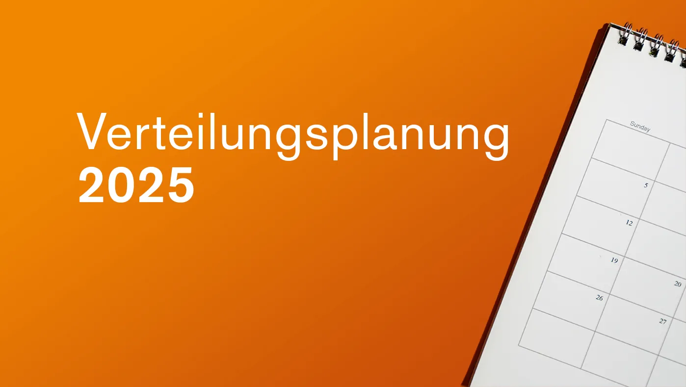 Teaserbild der News Verteilungsplanung 2025