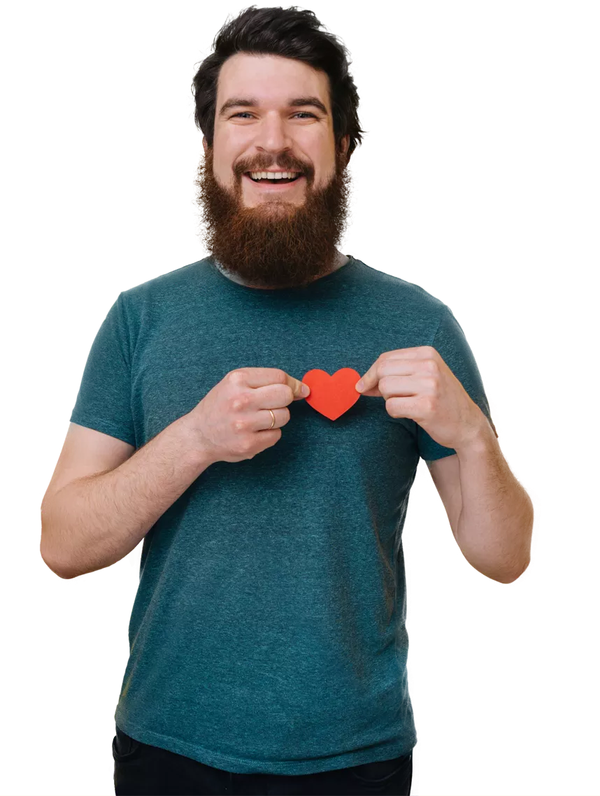 Mann mit Herz Mann mit Herz