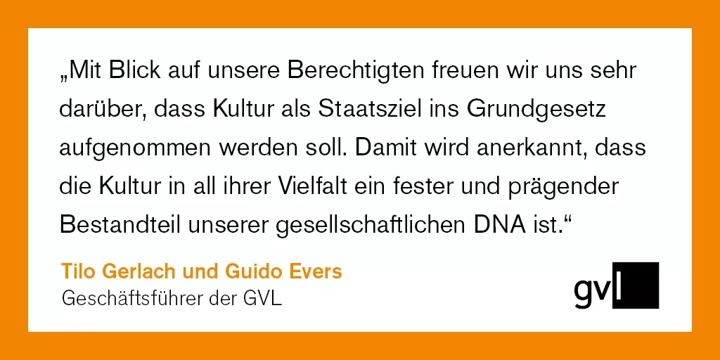 Statement Kultur als Staatsziel verankern